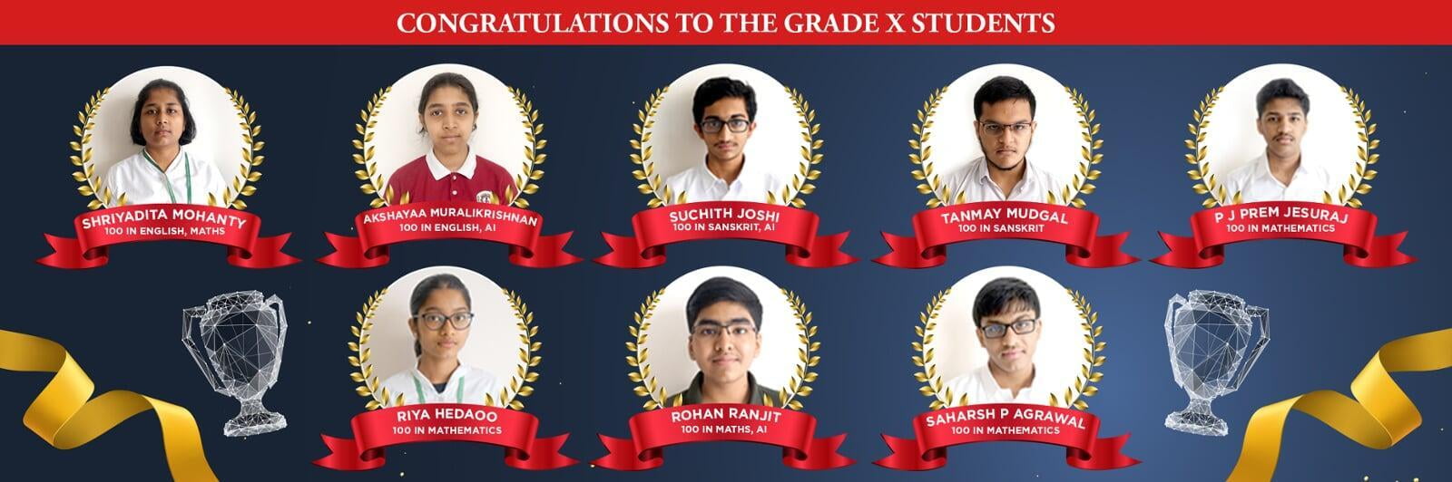 National Centre for Excellence - CBSE Grade 10 Toppers